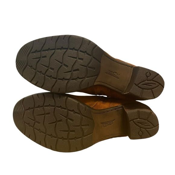 Earth Malta Patchwork Brown Suede Zipper Ankle Boots Booties Size 6.5 NEW - Picture 6 of 6